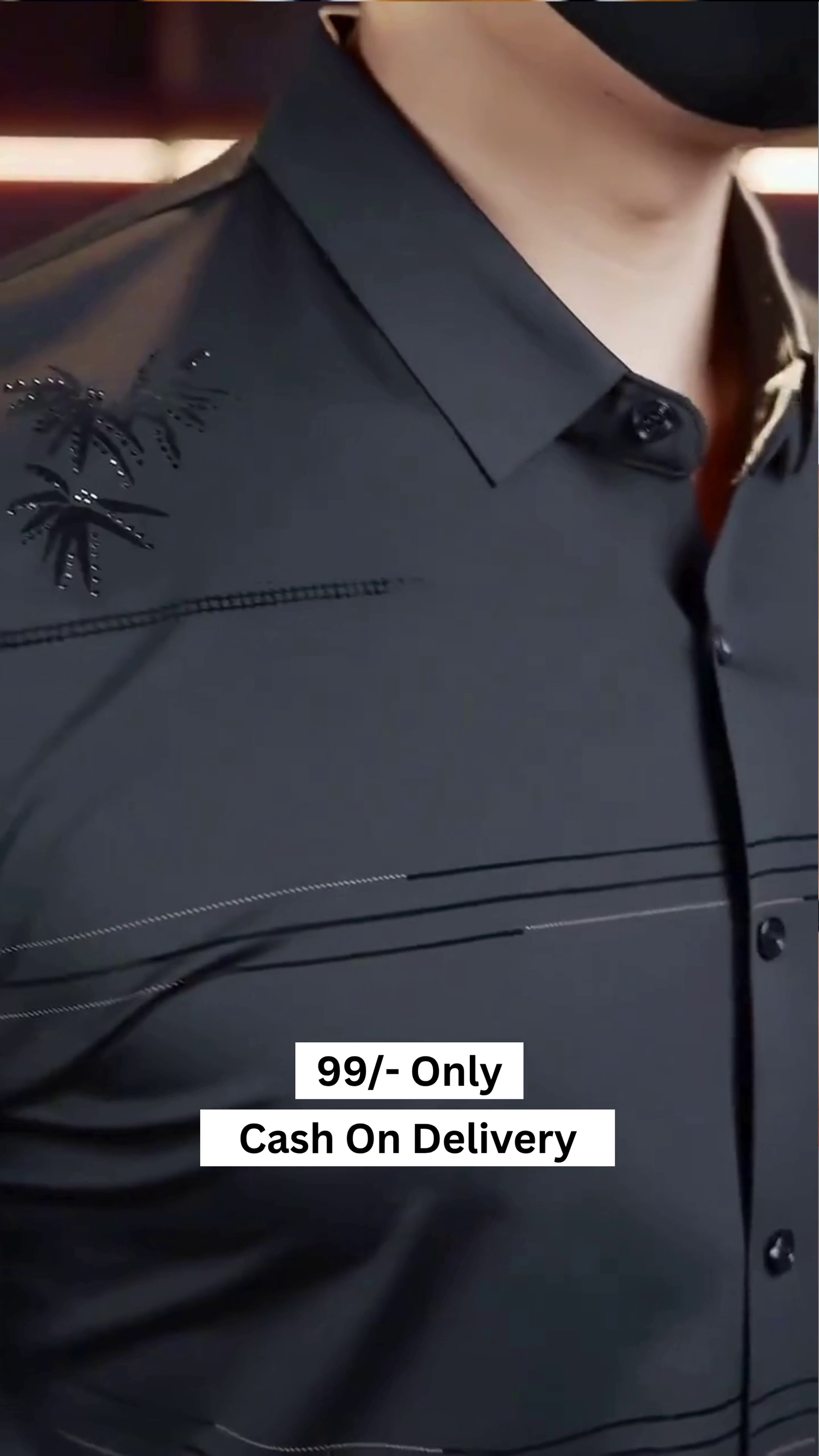 Men Regular Fit Solid Spread Collar Formal Shirt - Image 2