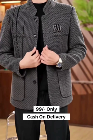 Men's Puffer Jacket Thickened Winter Coat Warm Stand Collar Color Block Zip Up Jacket Ski Bubble Coat