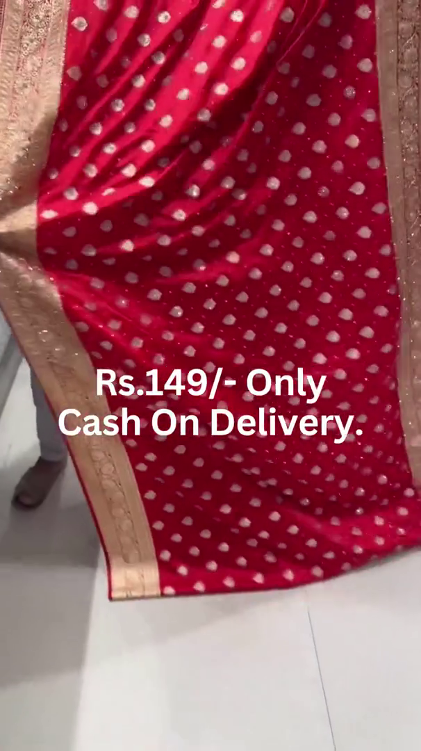 Embroidered Art Silk Saree in Maroon - Image 6