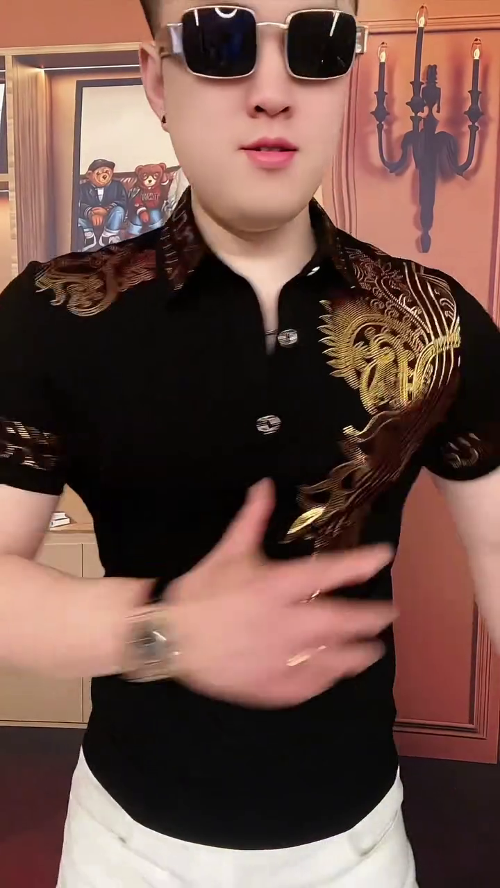 Men Shirts, Men Dress Shirt Long Sleeve Shirt Casual Tops Button Down Shirts - Image 8