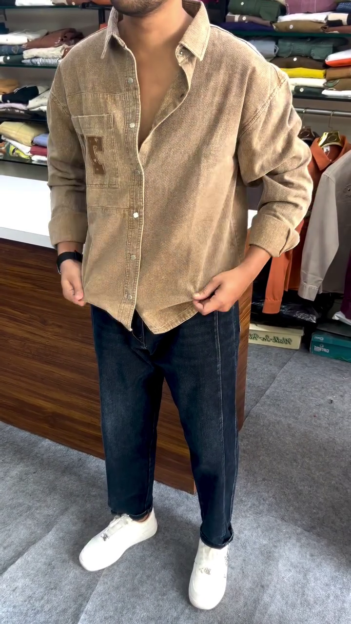 Men Safar Printed Off White Oversized Cotton Linen Shirts - Image 10