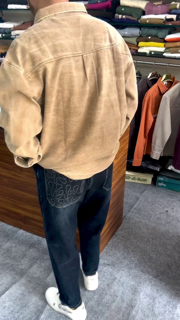 Men Safar Printed Off White Oversized Cotton Linen Shirts - Image 7