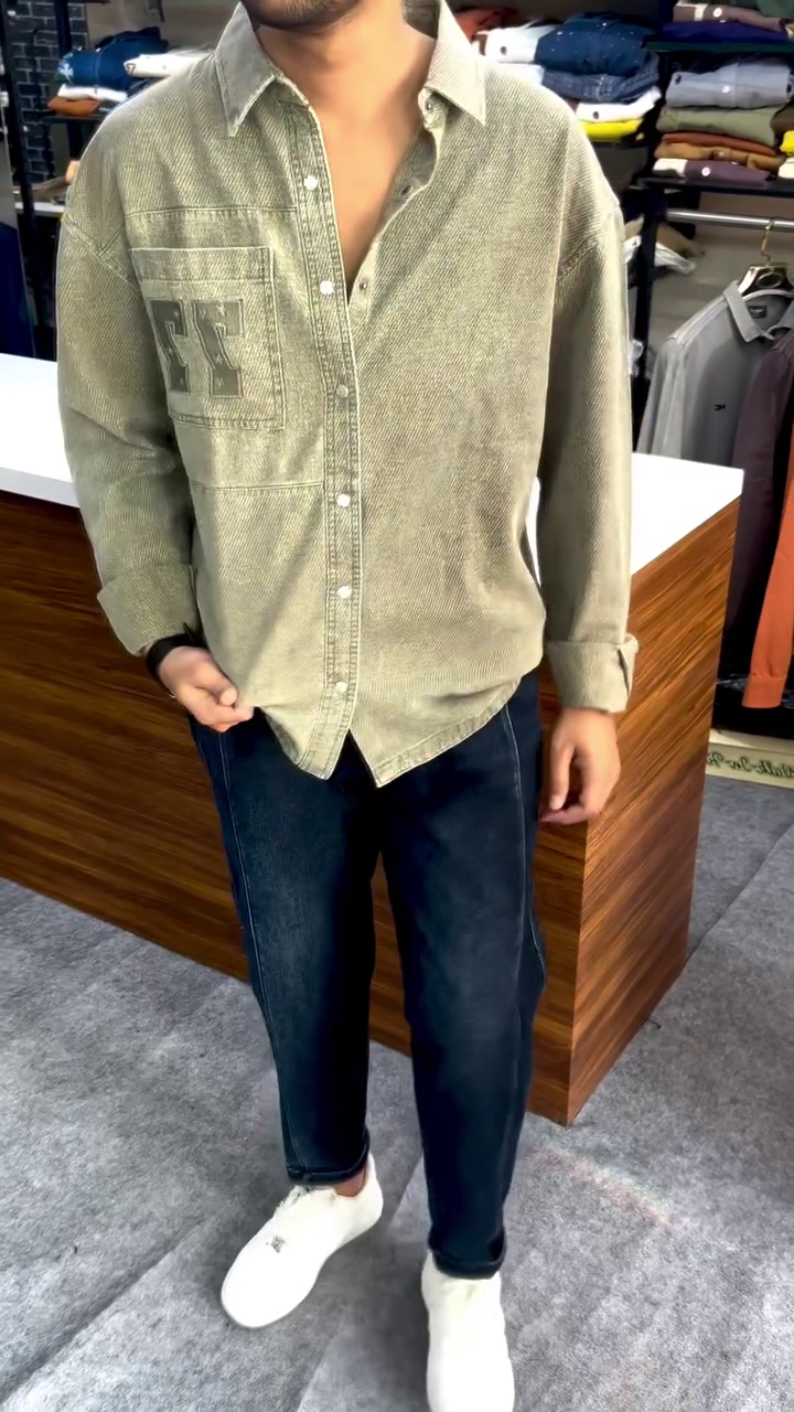 Men Safar Printed Off White Oversized Cotton Linen Shirts - Image 6