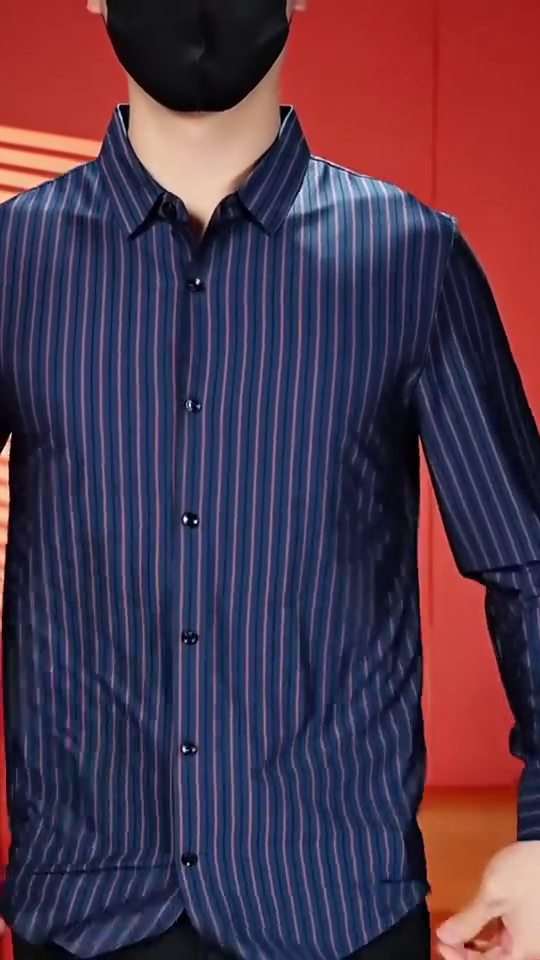 Men's Pure Cotton Checks Pattern Slim Fit Semi Cutaway Collar Full Sleeve Formal Shirt - Image 14