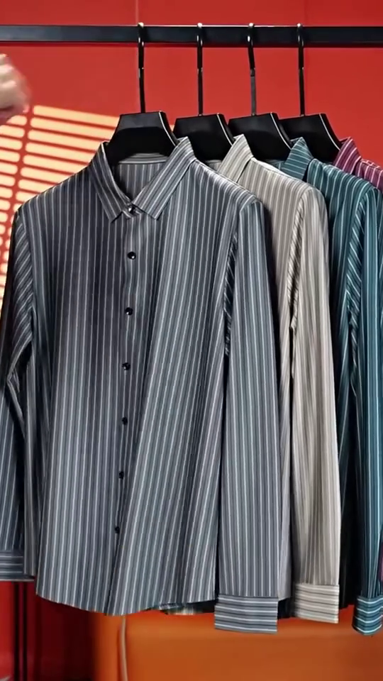 Men's Pure Cotton Checks Pattern Slim Fit Semi Cutaway Collar Full Sleeve Formal Shirt - Image 6